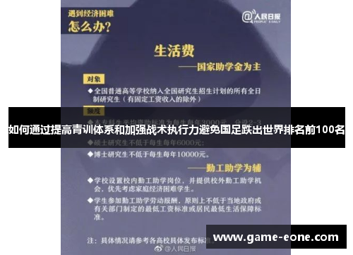 如何通过提高青训体系和加强战术执行力避免国足跌出世界排名前100名
